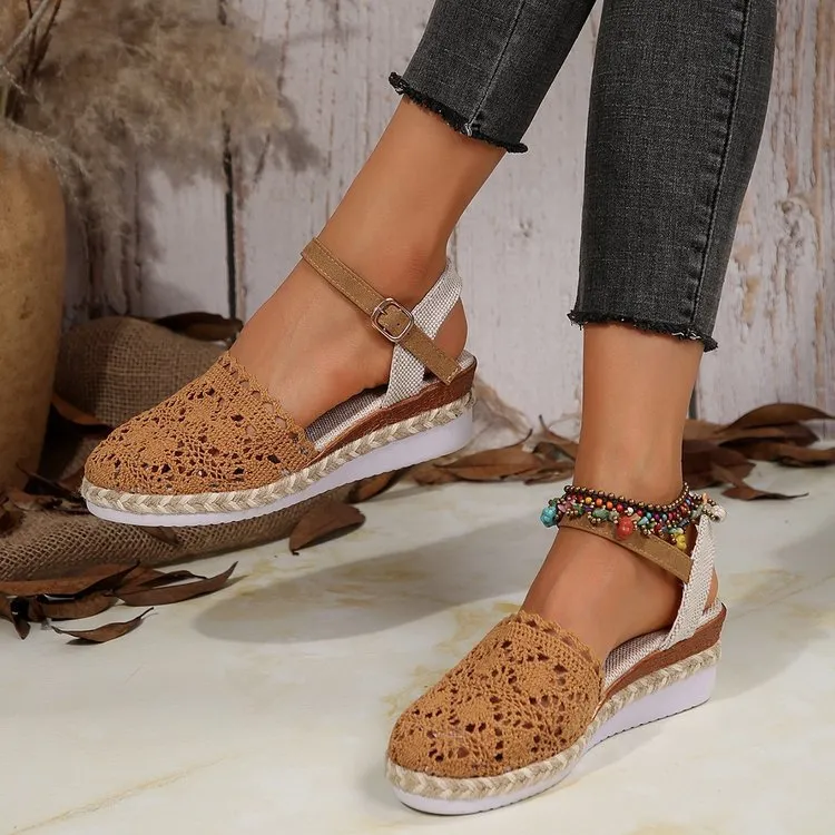 Addison™ - Stylish Boho Wedges