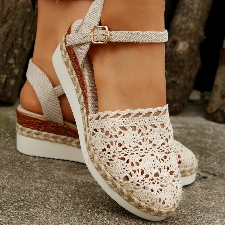 Addison™ - Stylish Boho Wedges