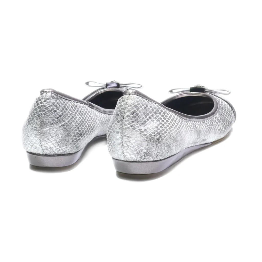 Anne Klein Ballerinas Leather White Colour For Women