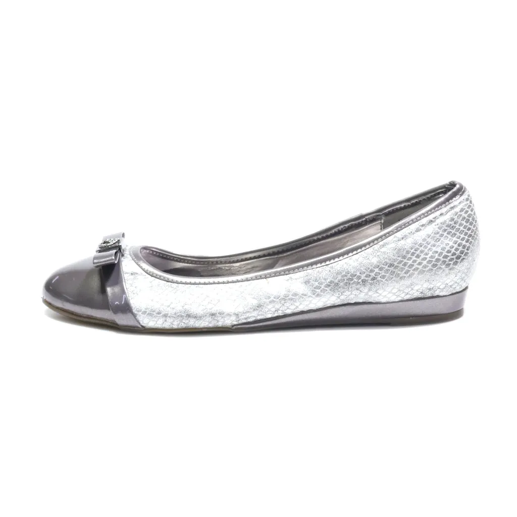 Anne Klein Ballerinas Leather White Colour For Women