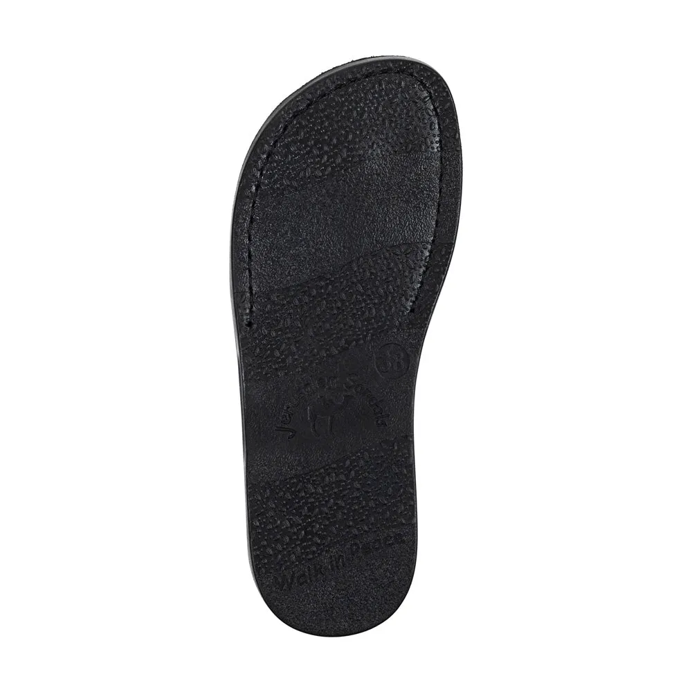 Ariel - Leather Cross Strap Sandal | Honey
