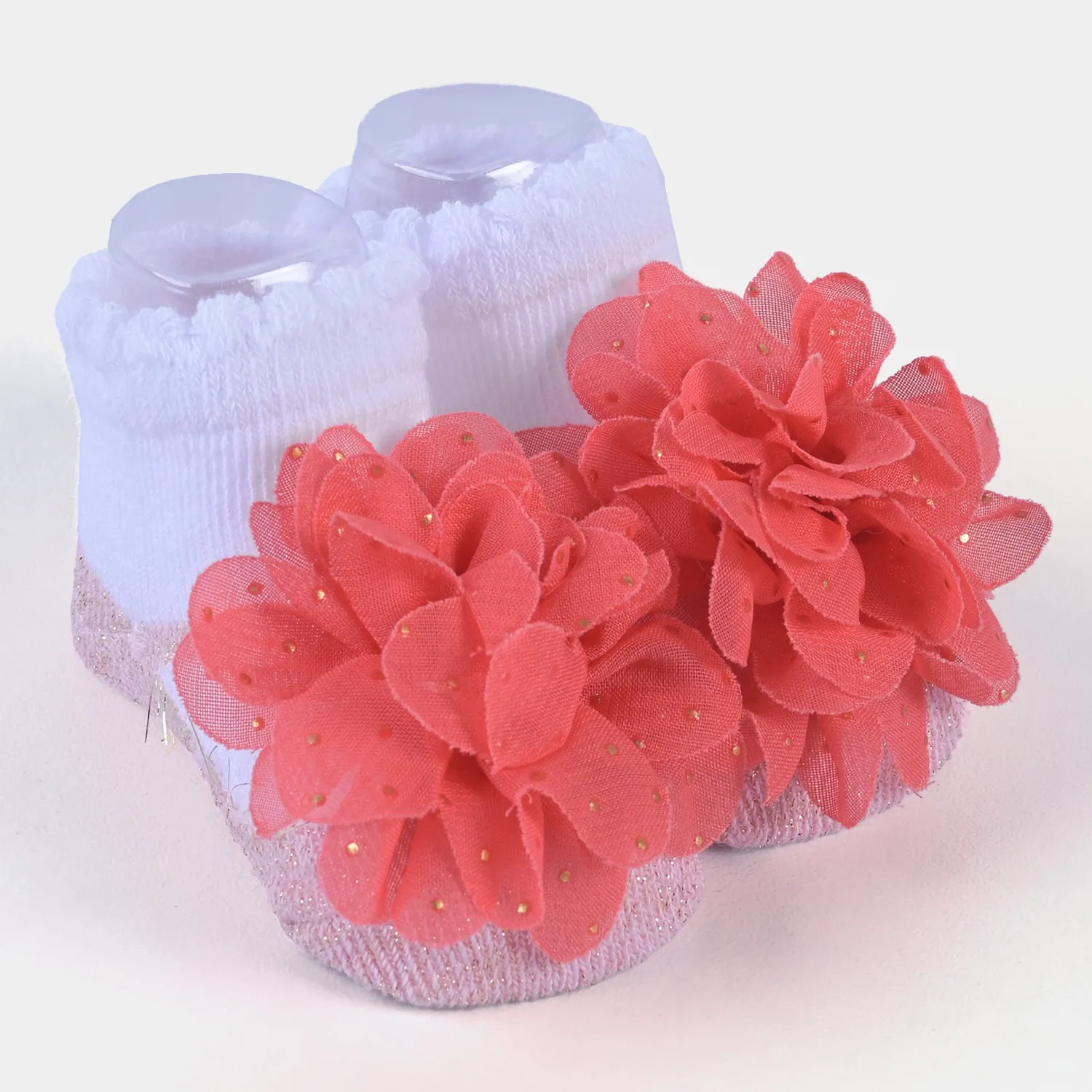 Baby Girl Socks & Headband Pack of 6PCs Gift Set