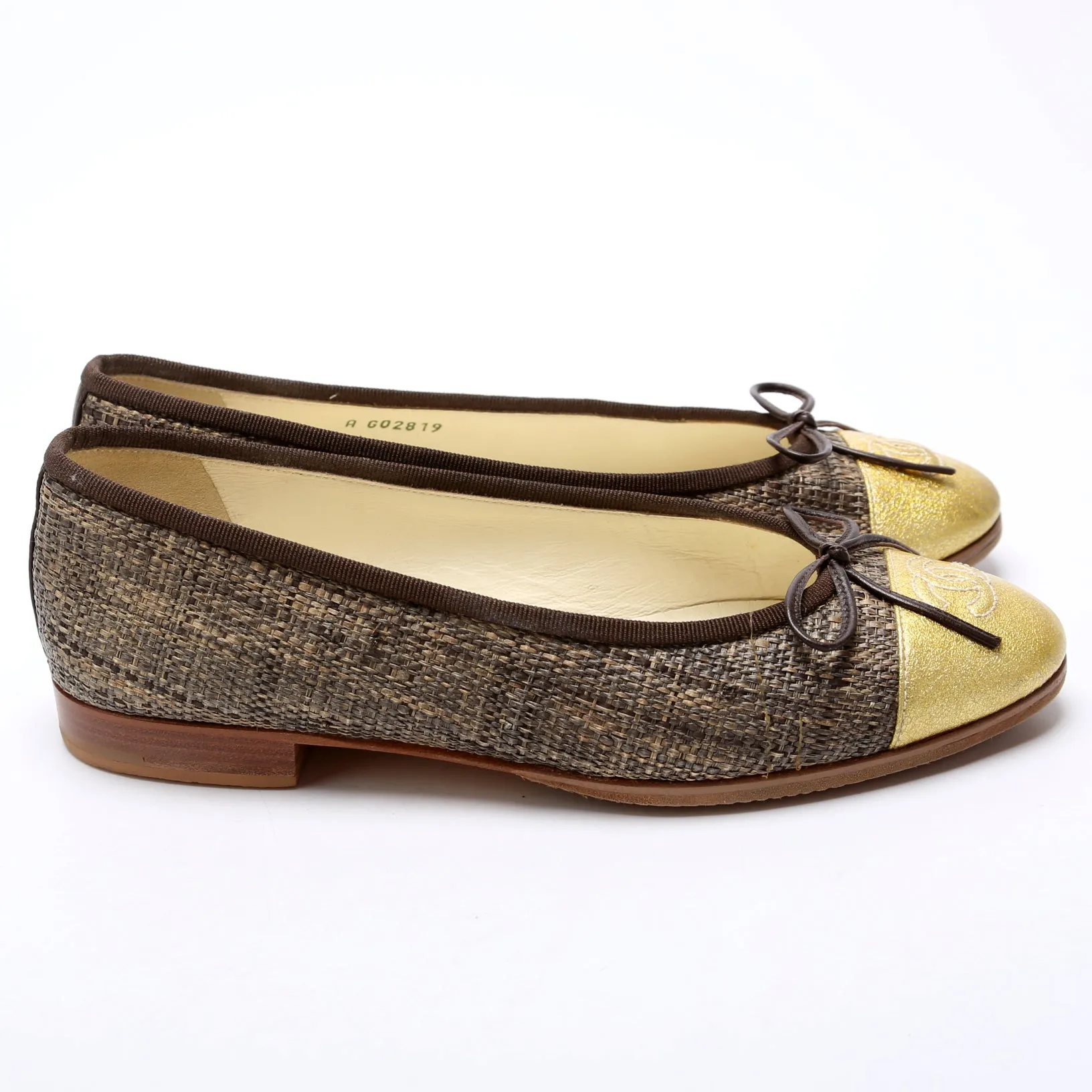 Cap Toe Ballet Flats Size 37