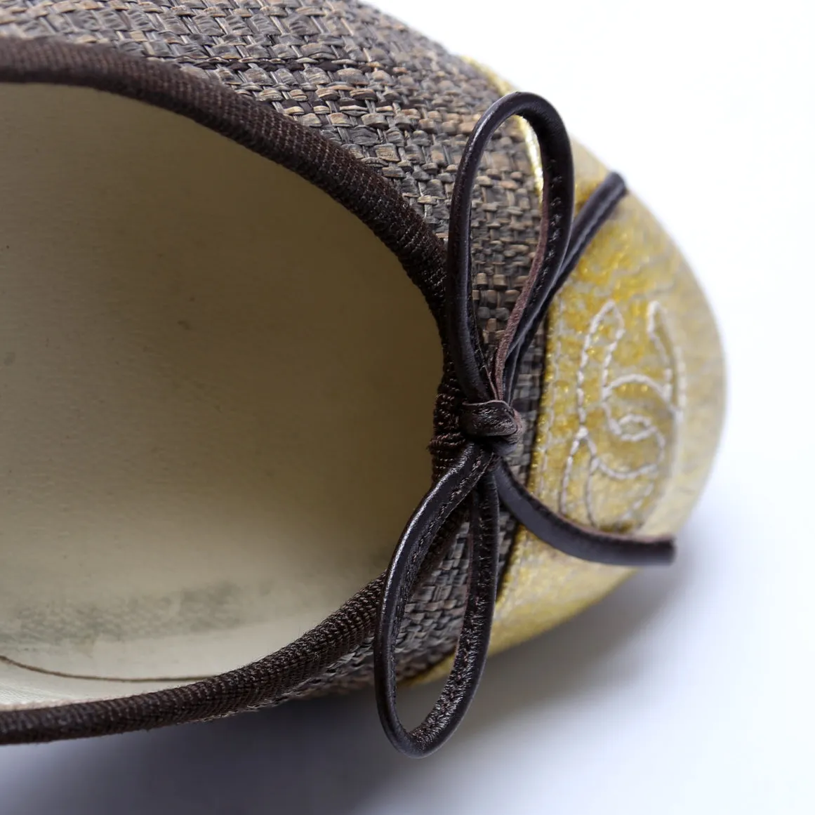 Cap Toe Ballet Flats Size 37
