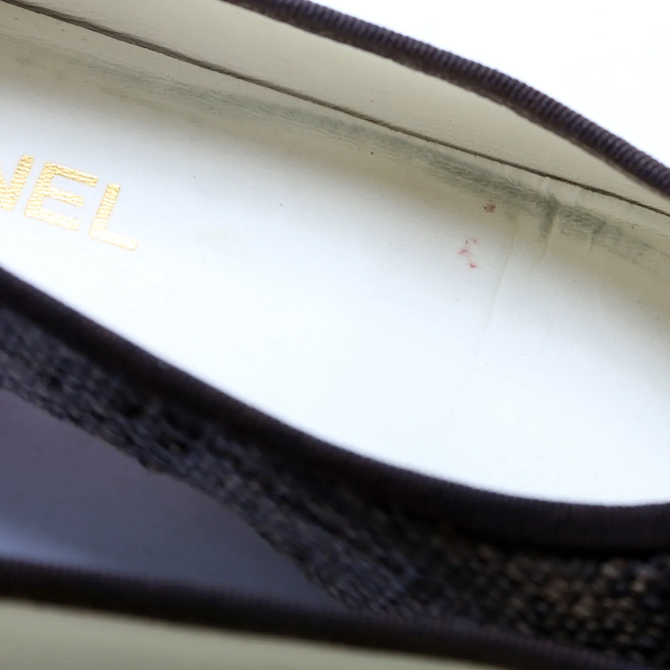 Cap Toe Ballet Flats Size 37