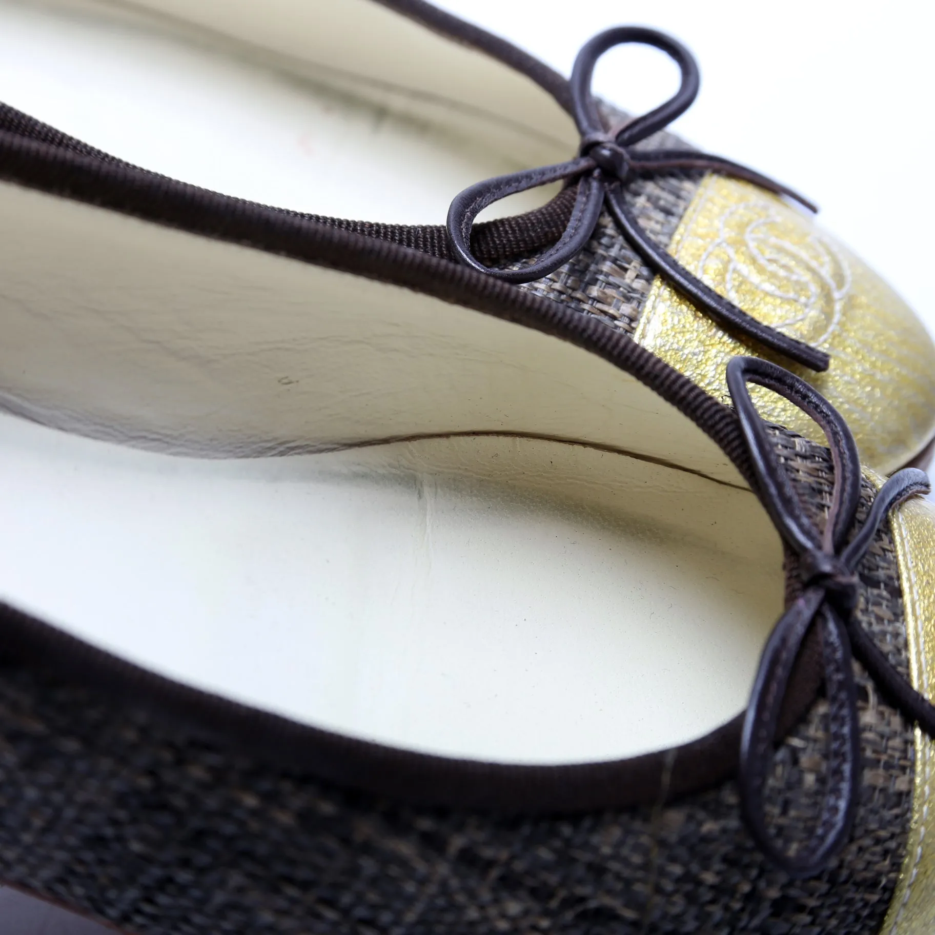 Cap Toe Ballet Flats Size 37