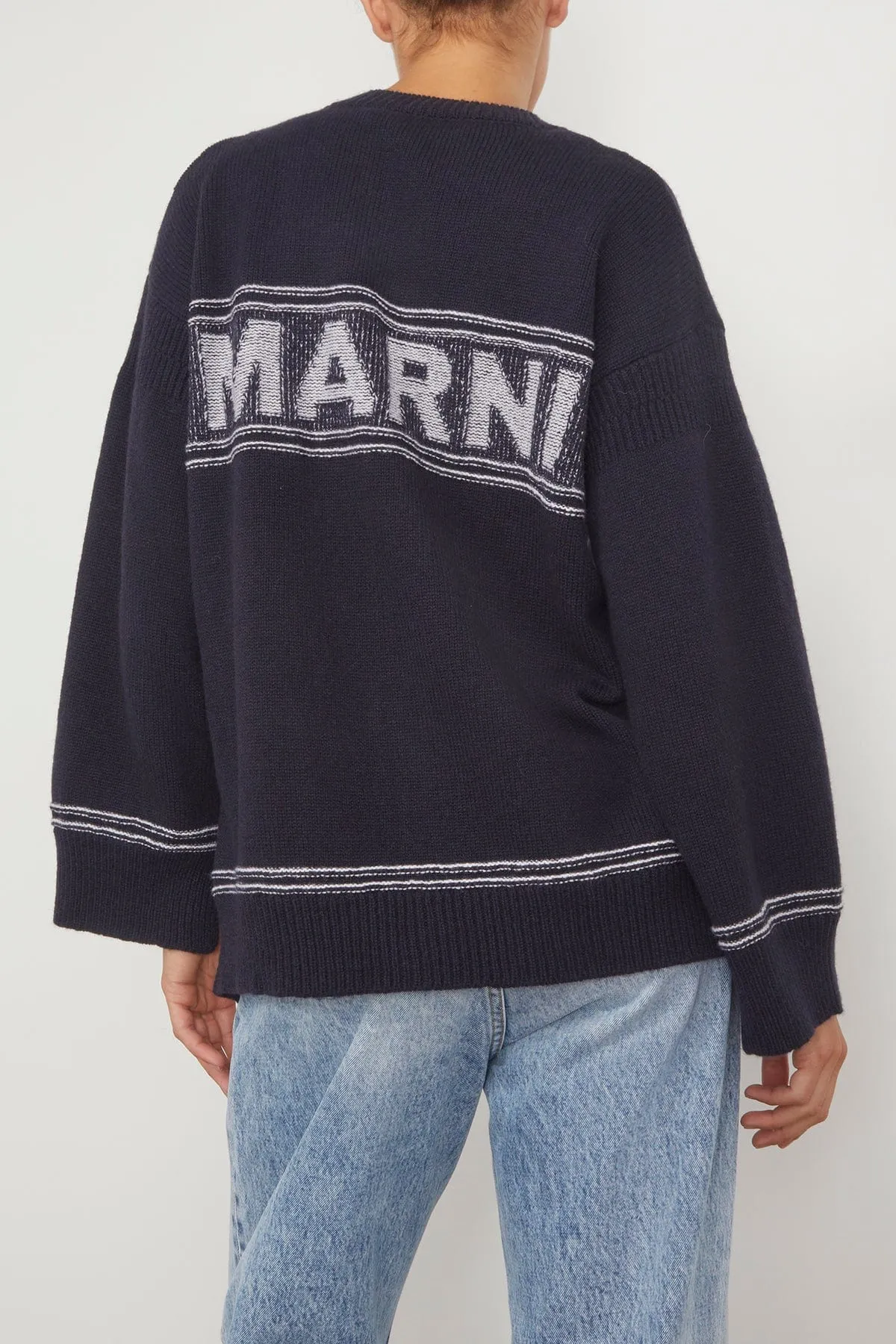Cardigan in Light Navy