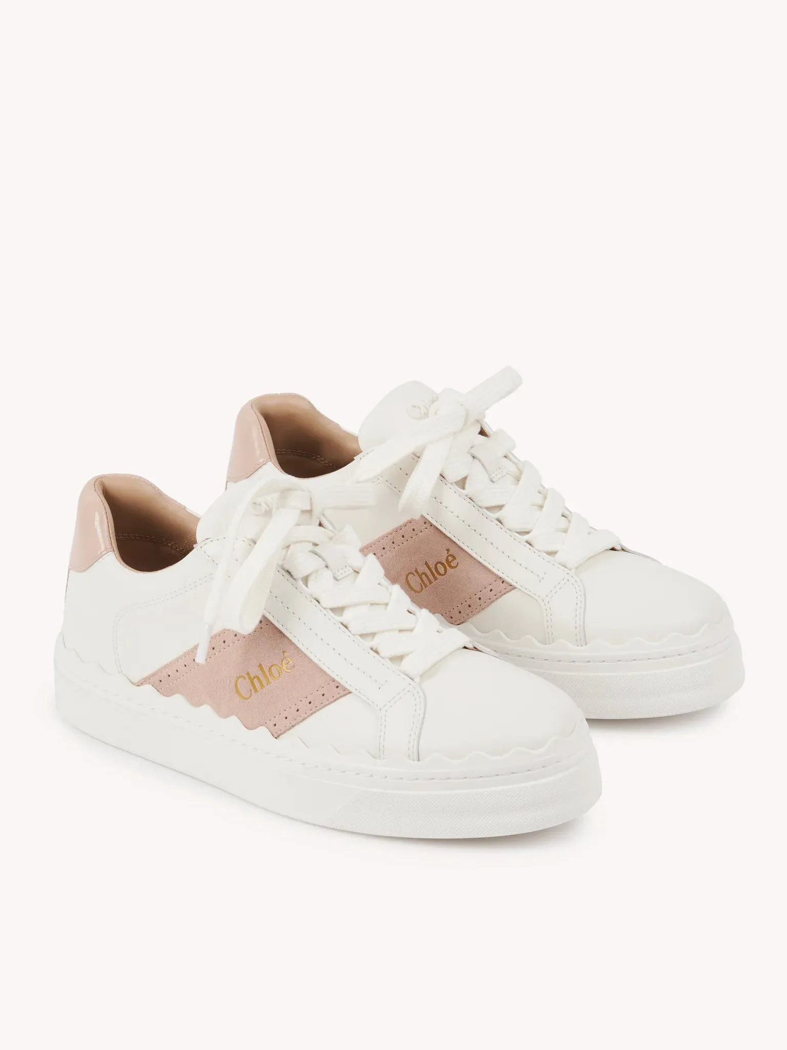 CHLOÉ LAUREN SNEAKER LIGHT NUDE