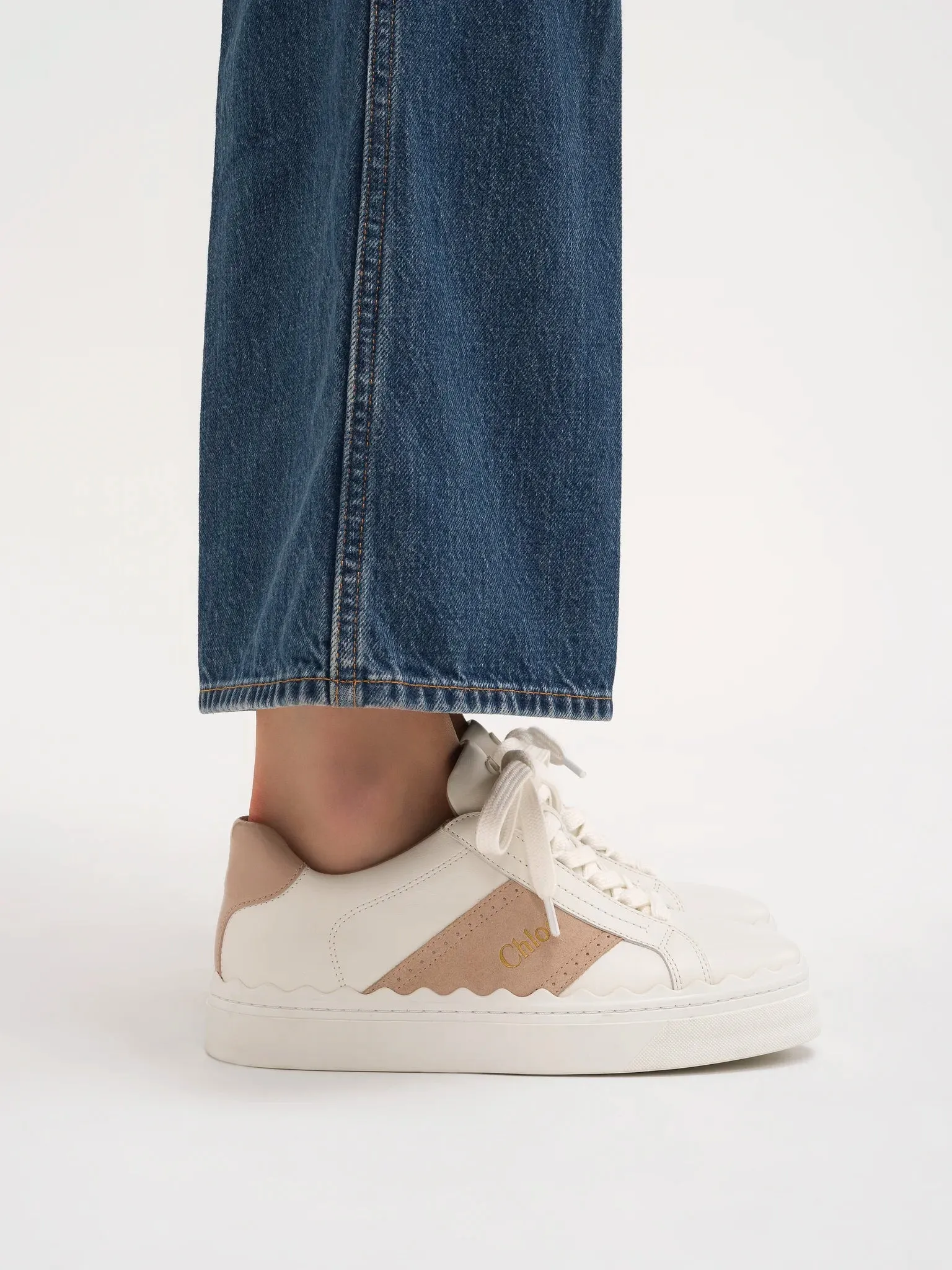 CHLOÉ LAUREN SNEAKER LIGHT NUDE