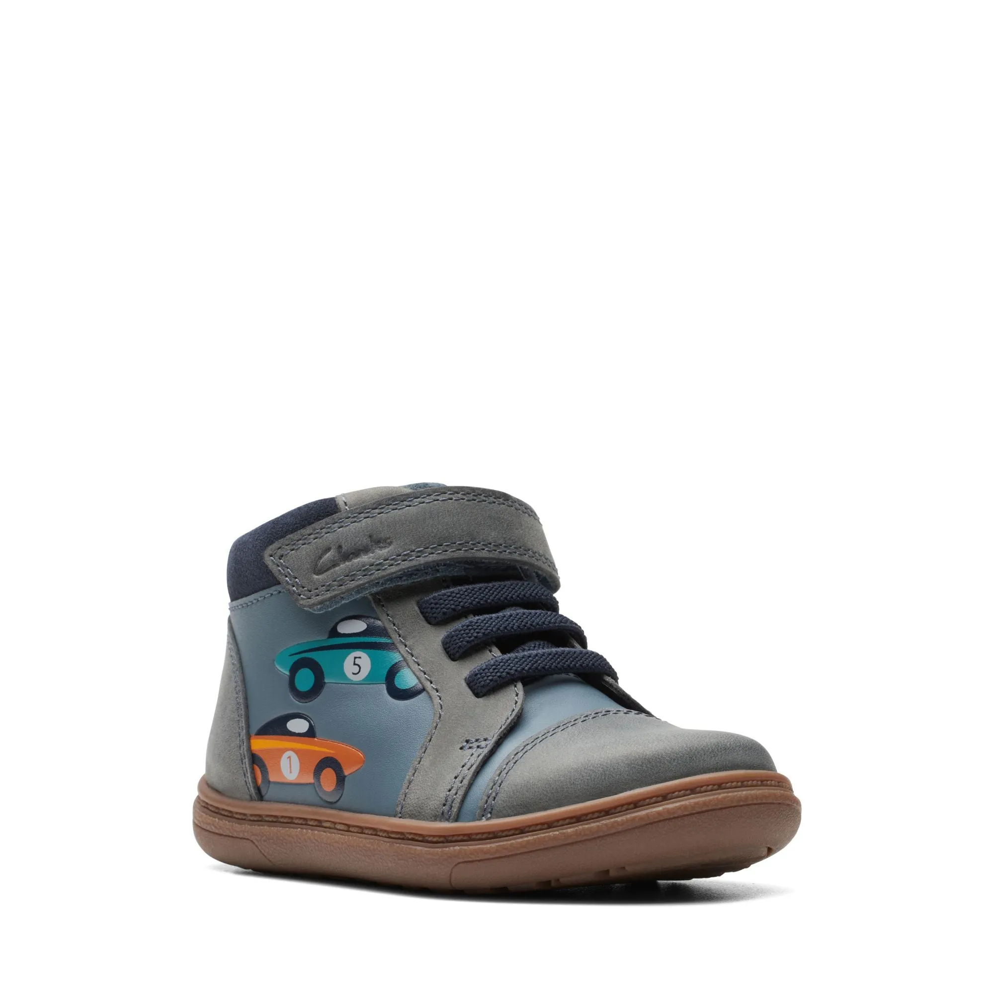 Clarks Boys Boot Flash Retro T Denim Blue