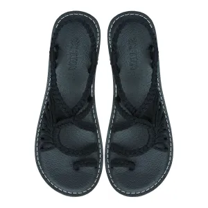 Commune - Classic Black Rope Sandals
