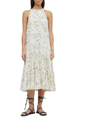 Godet Dress in Grain Begie | Grain Begie