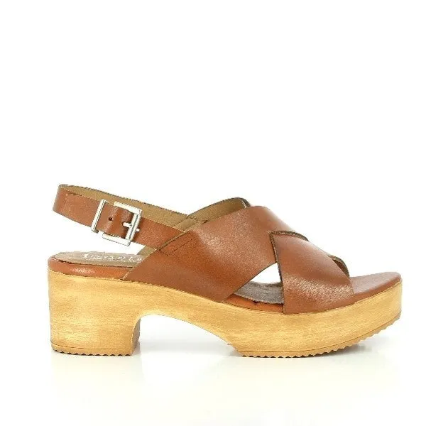 Igualados 2217 Brown Slingback Sandals