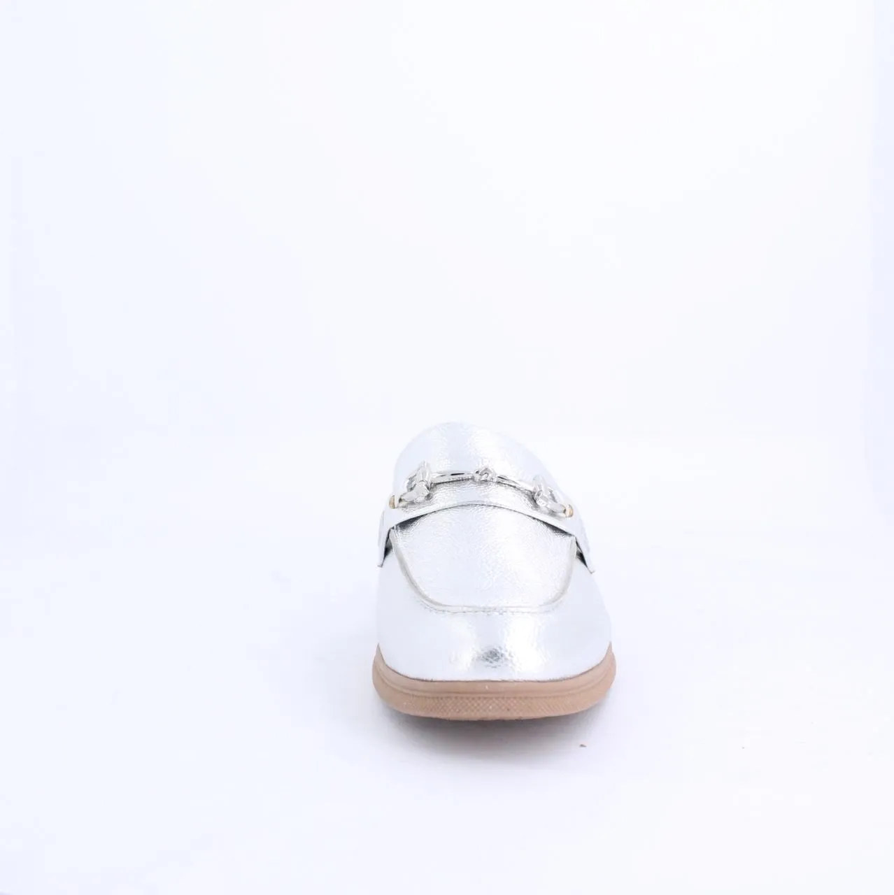 JULIA LOAFER-Mule-Flats-SILVER