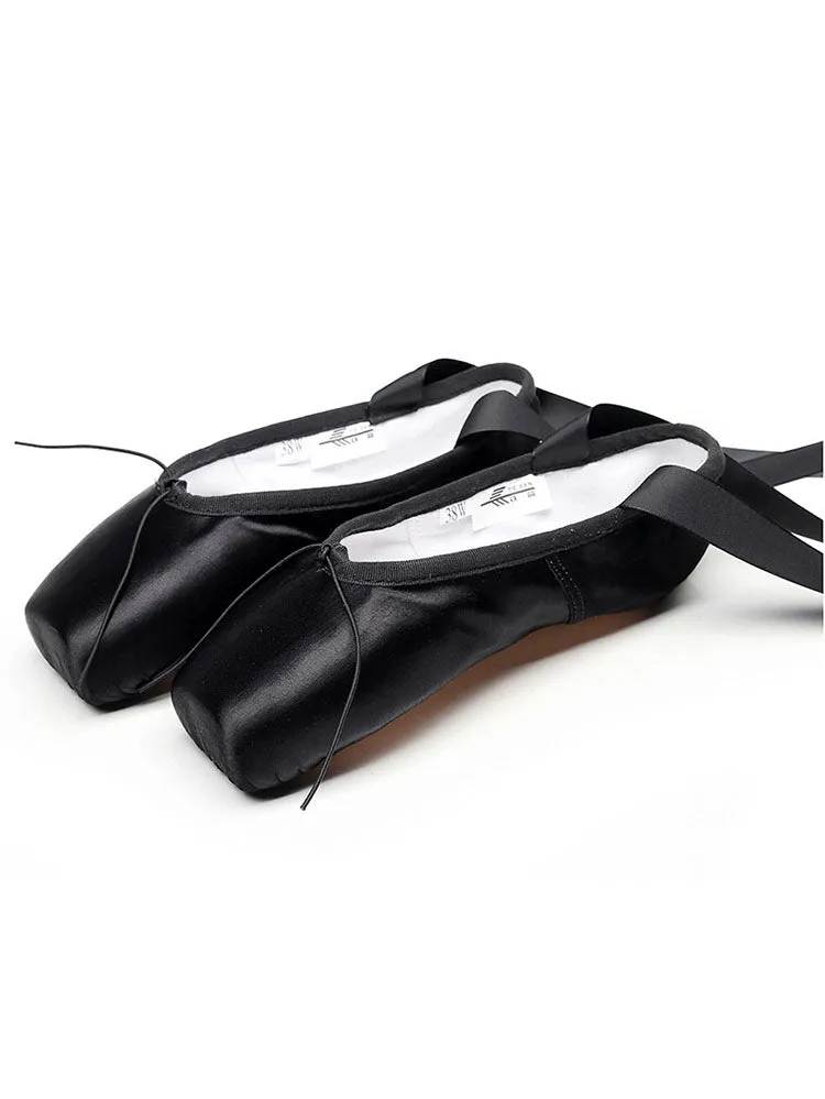 Lace-up Ballet Shoes Practice Performance Shoes Hard-soled Pointe Shoes