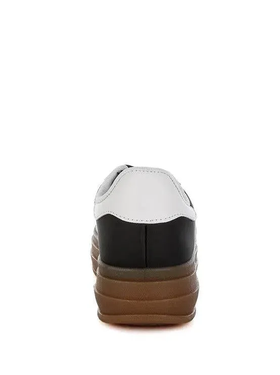 London Rag Knockout Faux Leather Lace-Up Platform Sneakers