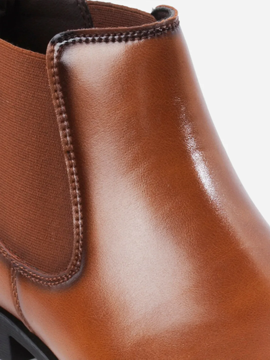 Men's Tan Chelsea Formal Slip OnBoots (IX3039)