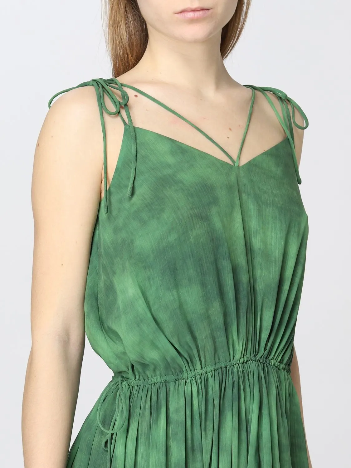 PATRIZIA PEPE GYPSY DRAWSTRING STRAP DRESS 2A2410A06/A0611