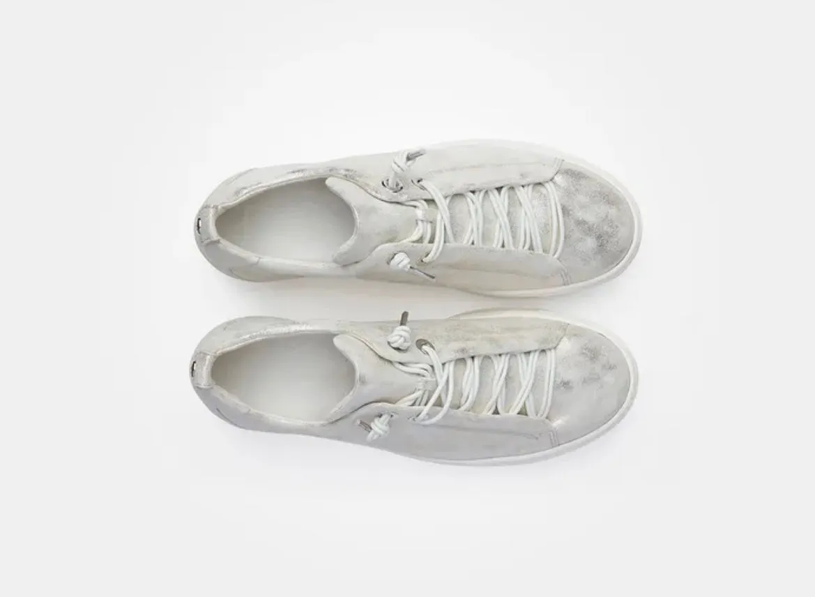 Paul Green silver platform sneaker