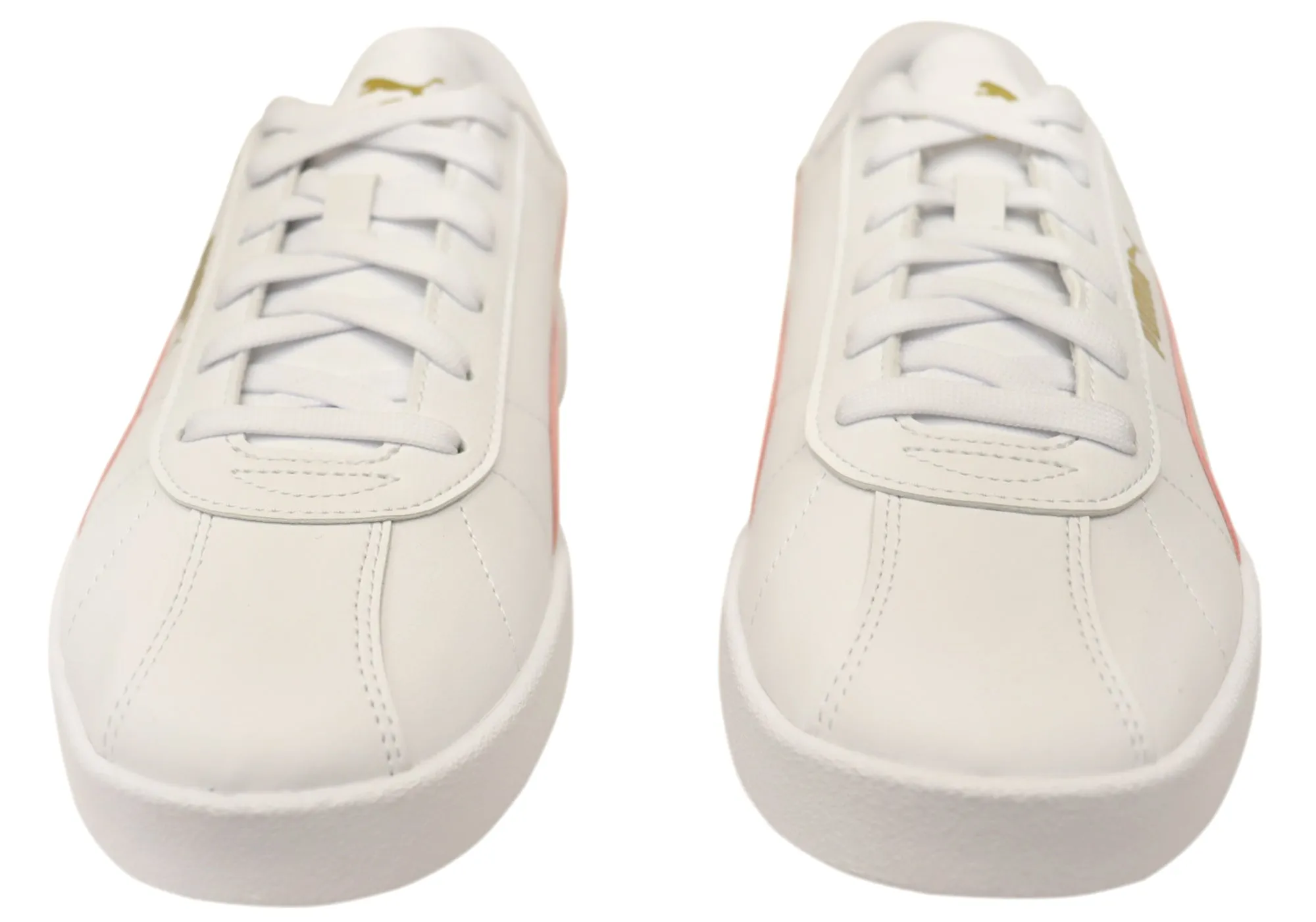 Puma Womens Puma Club II SL Comfortable Lace Up Sneakers