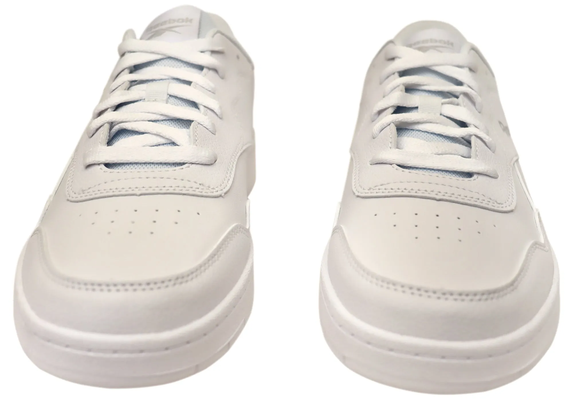 Reebok BB 1000 Womens Comfortable White Lace Up Sneakers