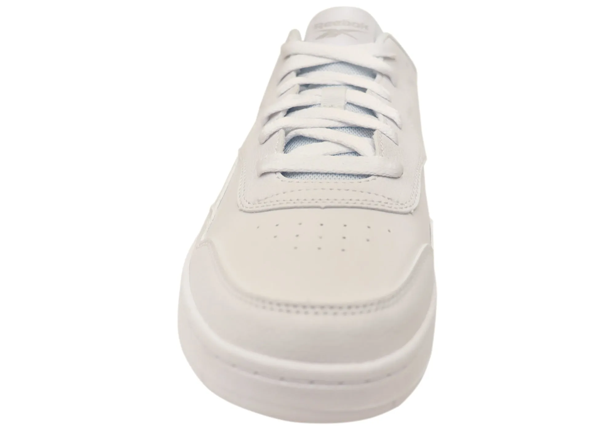 Reebok BB 1000 Womens Comfortable White Lace Up Sneakers