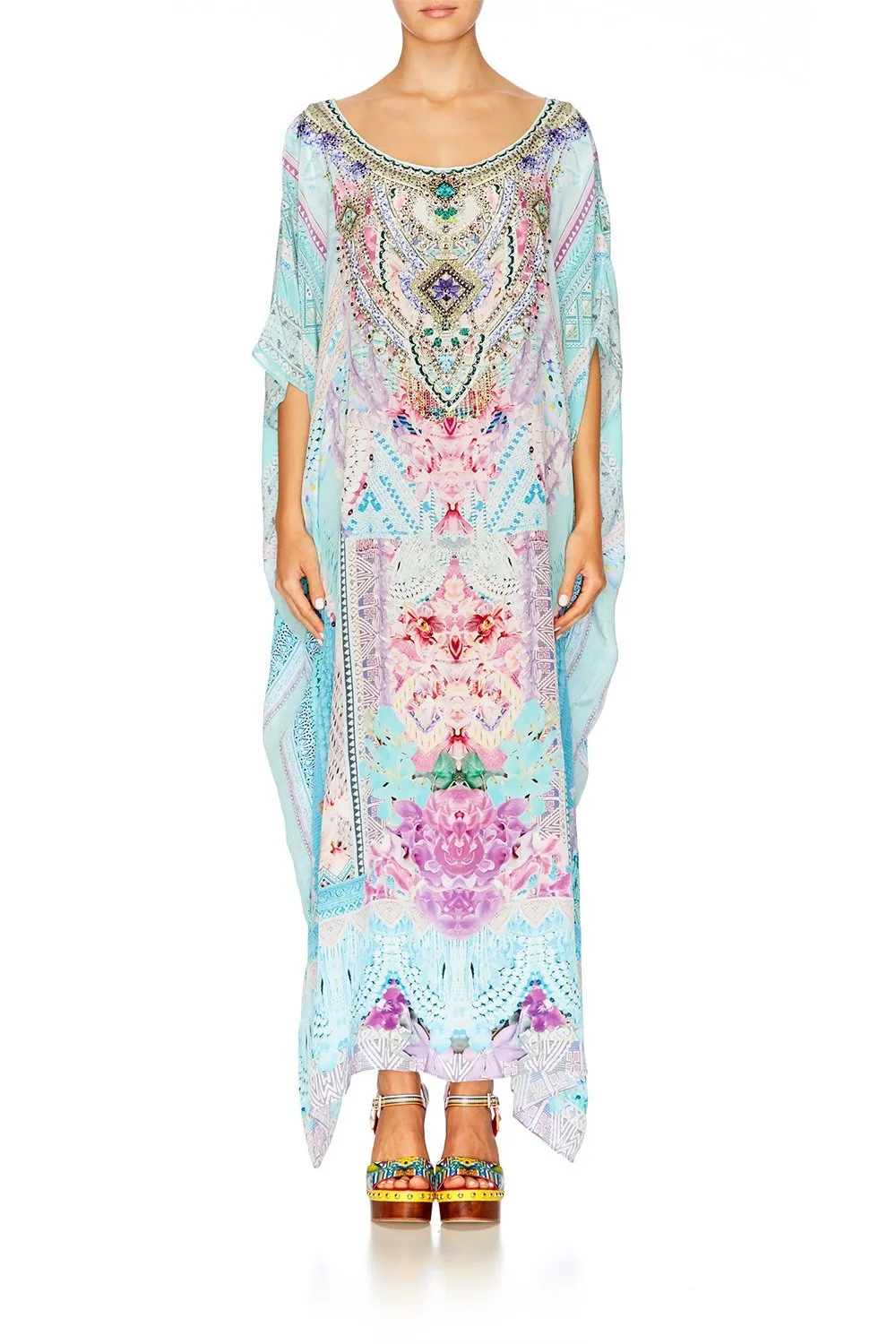 ROUND NECK KAFTAN GARDEN STATE