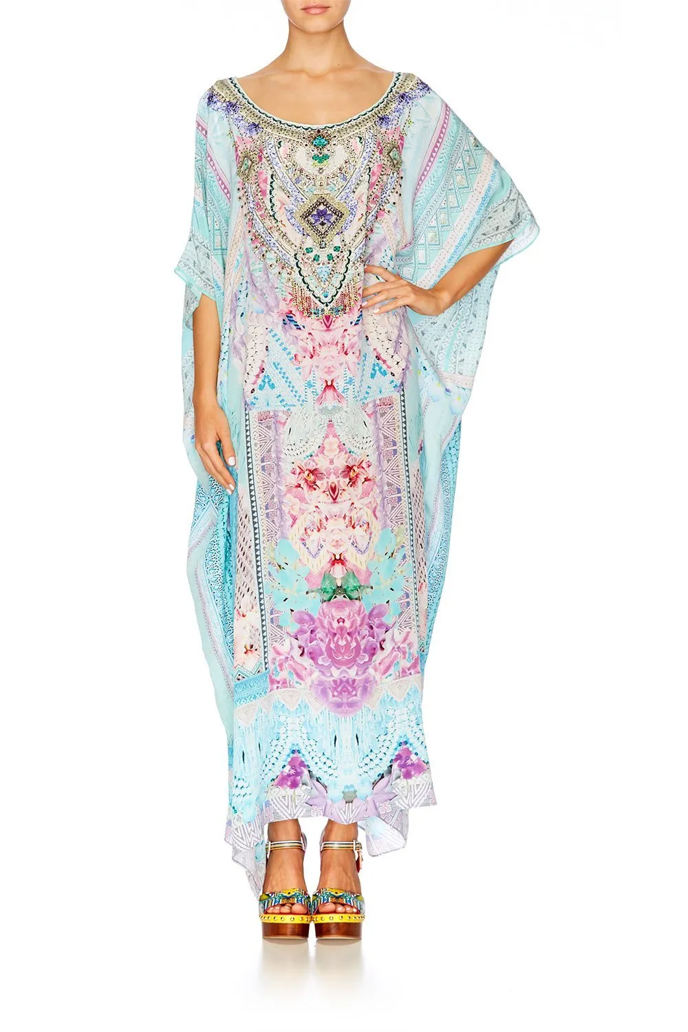 ROUND NECK KAFTAN GARDEN STATE