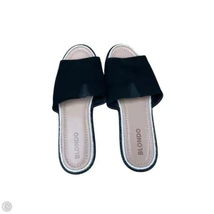 Sandals Flats By Blondo In Black, Size: 11