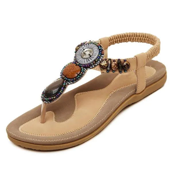 Simple Bohemia Herringbone Sandals