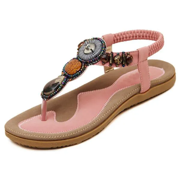 Simple Bohemia Herringbone Sandals