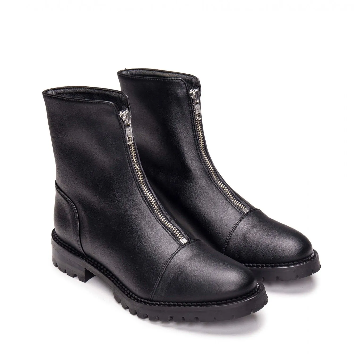 Tecla Micro Vegan Zip-Up Bootie