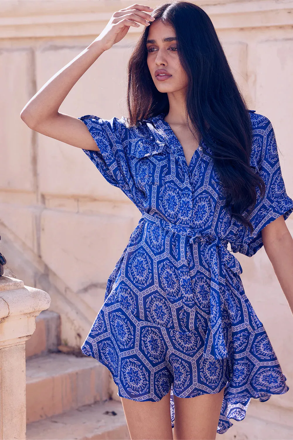 Vienna Dress Lapis Tile - Misa