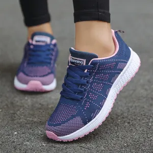 Women Shoes Ultralight Women Flat Shoes With Breathable Mesh Sneakers Woman Plus Size 42 Sports Chaussure Femme Flats Casual