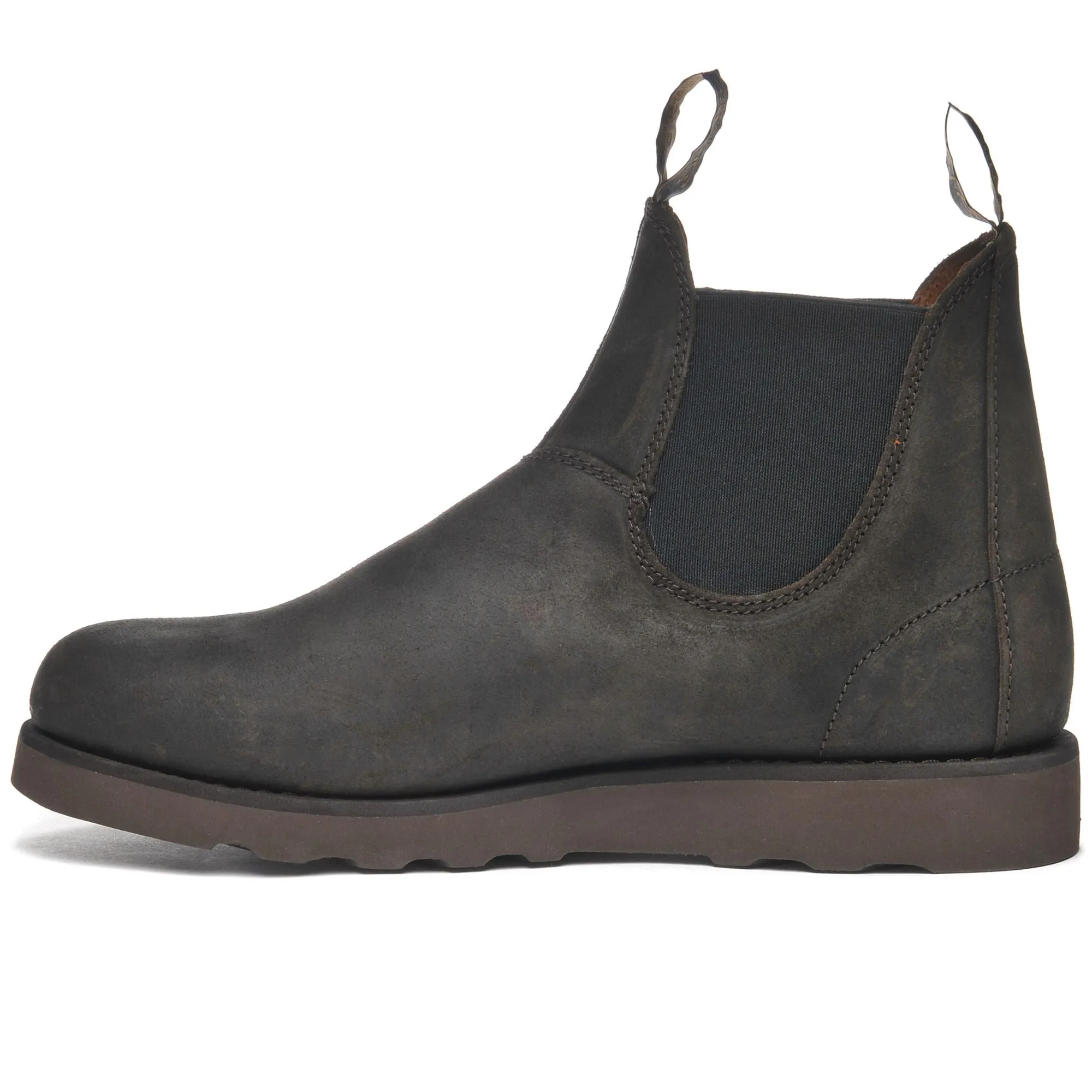 YANSA SUEDE - Ankle Boots - Mid Cut - Man - DK BROWN